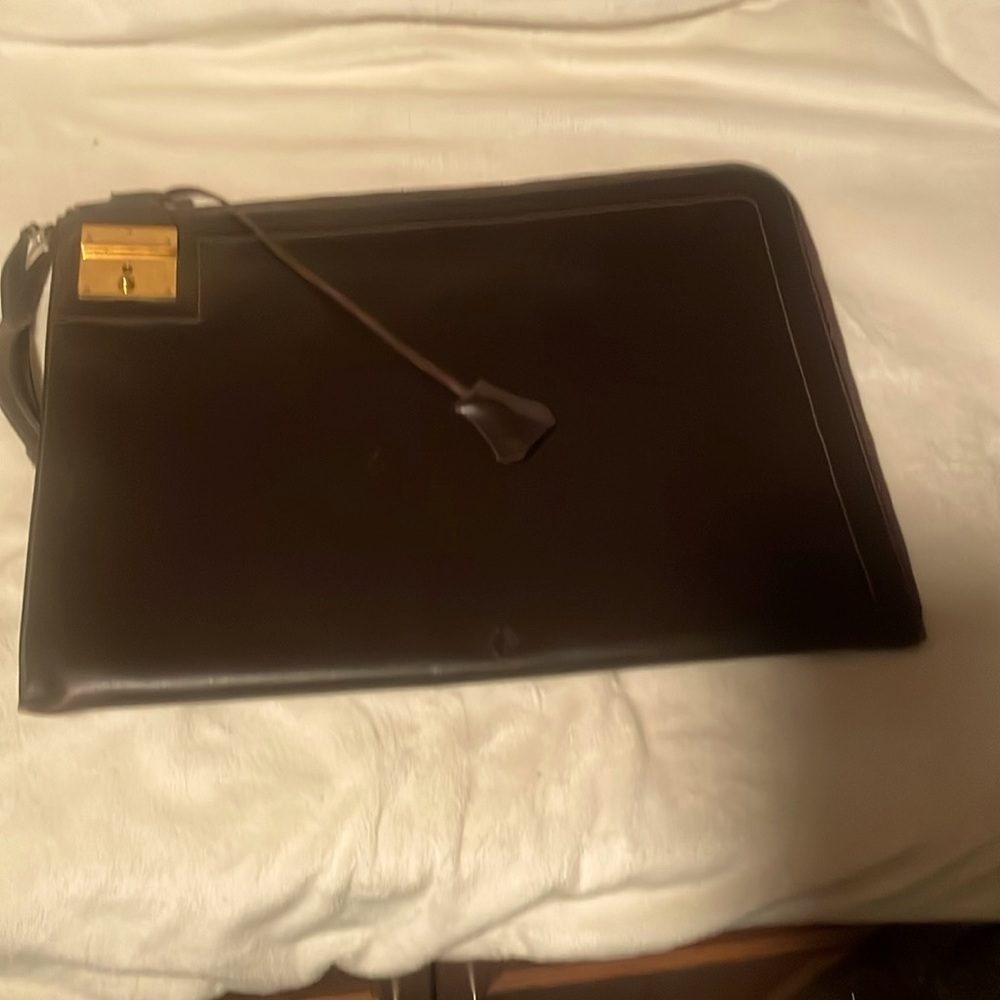 1960’s Hermes Paris Brown Leather Portfolio